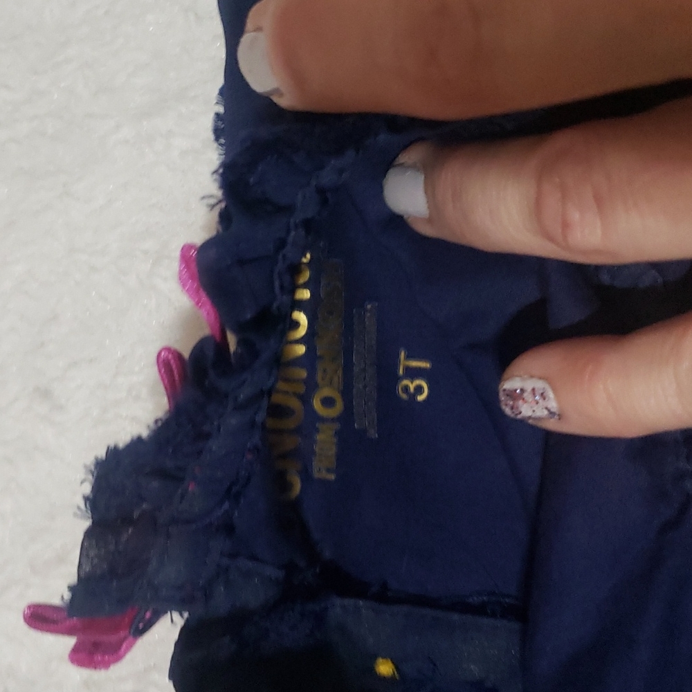 Navy 3tier short sleeve dress - Picture 4 of 4